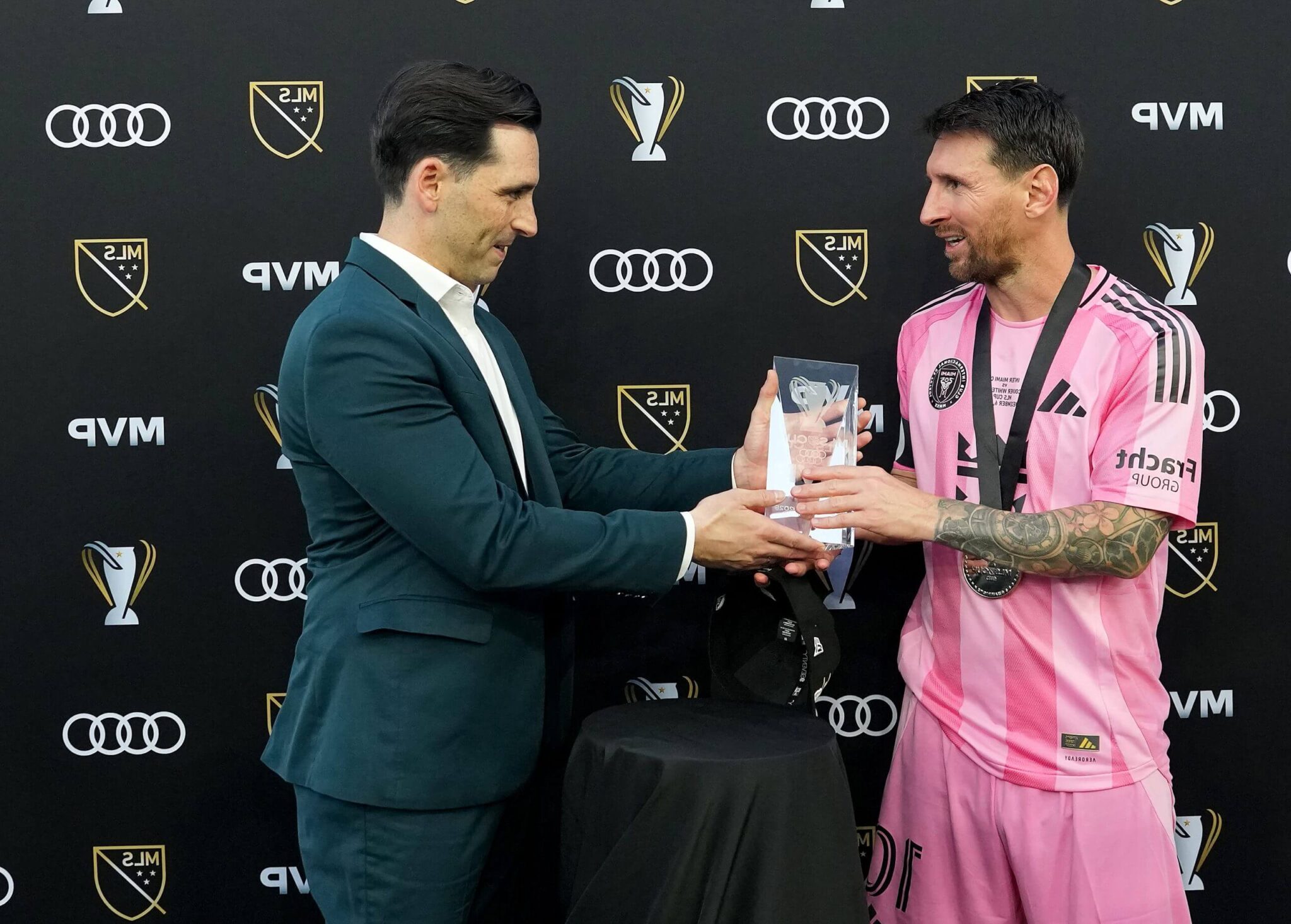 Messi named MVP of the season in MLS messimvp