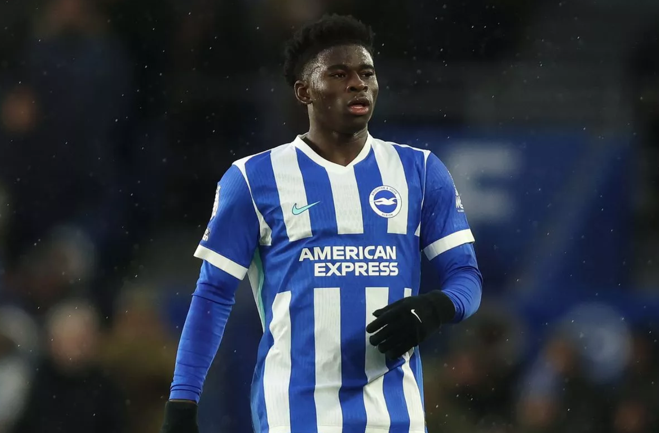 Carlos Baleba finally comments on Manchester United interest Carlos Baleba - mirror.co.uk