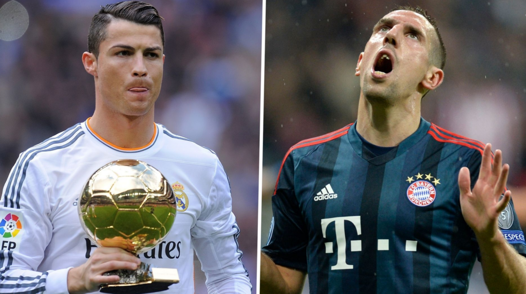 Ribéry vs Ronaldo - goal.com