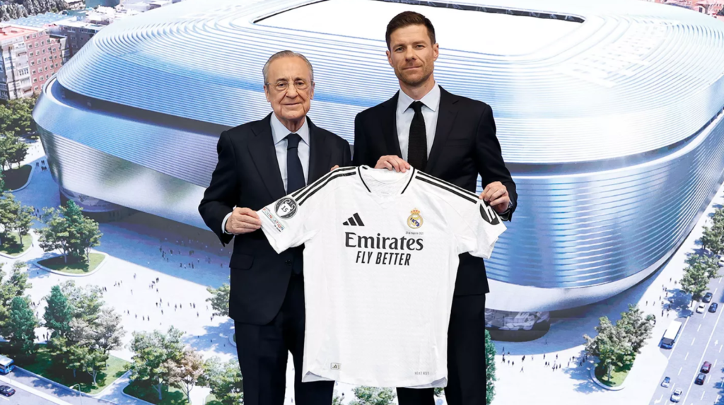 It's sad to think about how much Real Madrid, Manchester United and Chelsea coaches have in common. It's sad to see that the firings are similar as well. Xabi Alonso and Florentino Perez - realmadrid.com